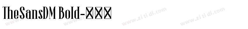 TheSansDM Bold字体转换